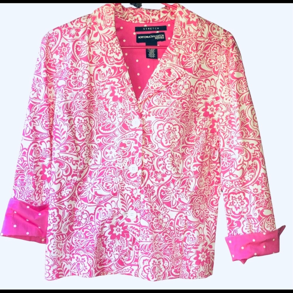 Pink Floral SpringJacket Petite 10